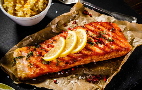 Salamon Steak